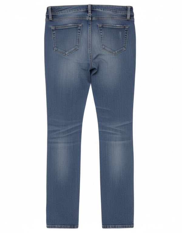 Benetton Jeans Skinny Feminino W28 L33 Azul Algodão