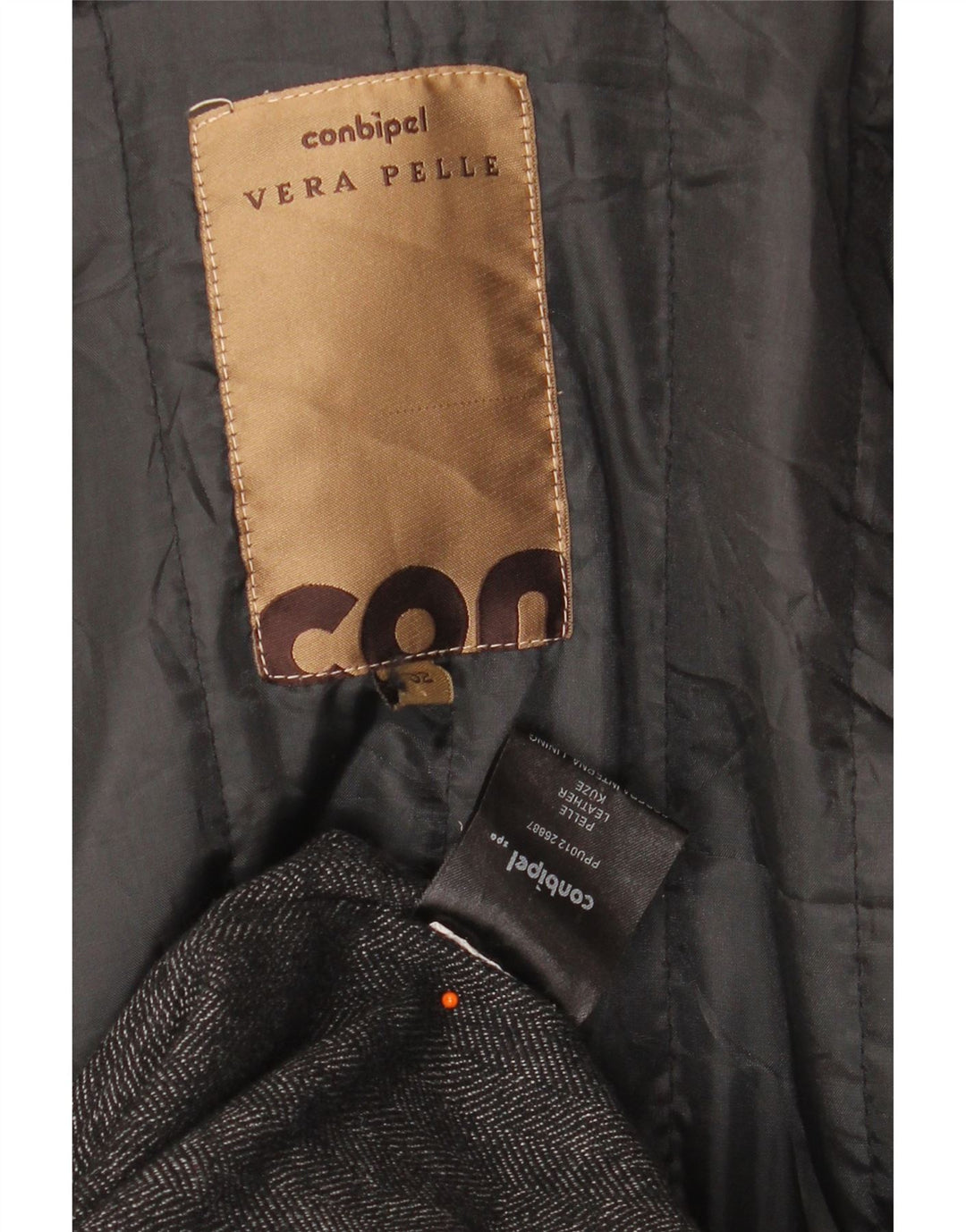 Casaco de couro masculino CONBIPEL IT 52 XL couro marrom