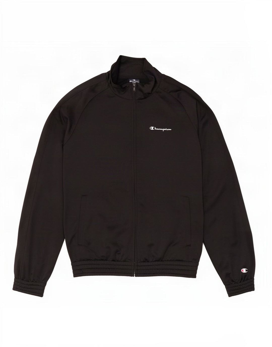 Champion Mens Treino Top Jacket Pequeno Poliéster Preto