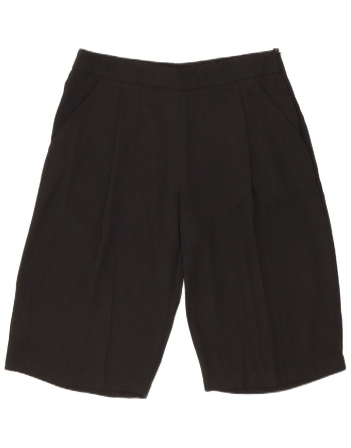 Shorts casual feminino Zara XS W24 poliéster preto