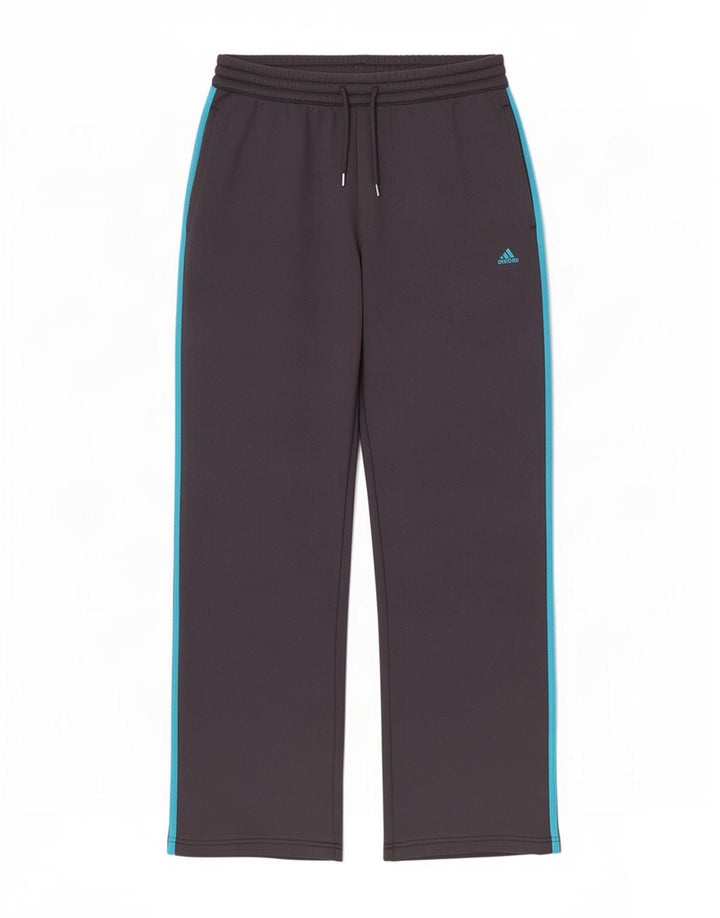 Calça de treino feminina Adidas UK 16 grande cinza poliéster