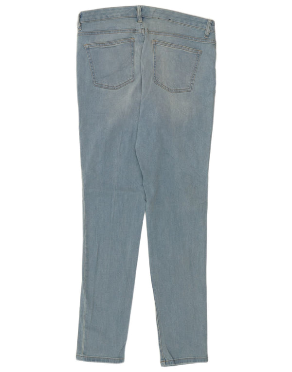 Calça jeans skinny feminina Chaps W32 L29 algodão azul