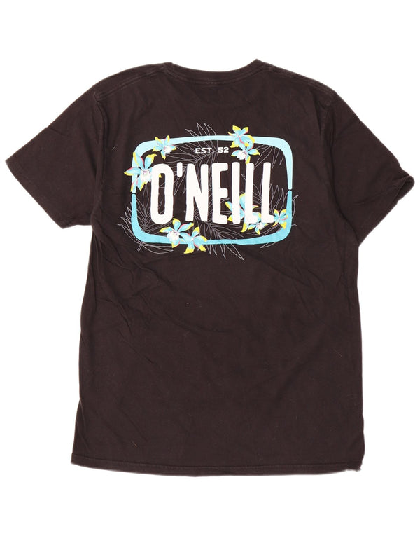 Camiseta masculina O'Neill com ajuste moderno gráfico top médio algodão preto