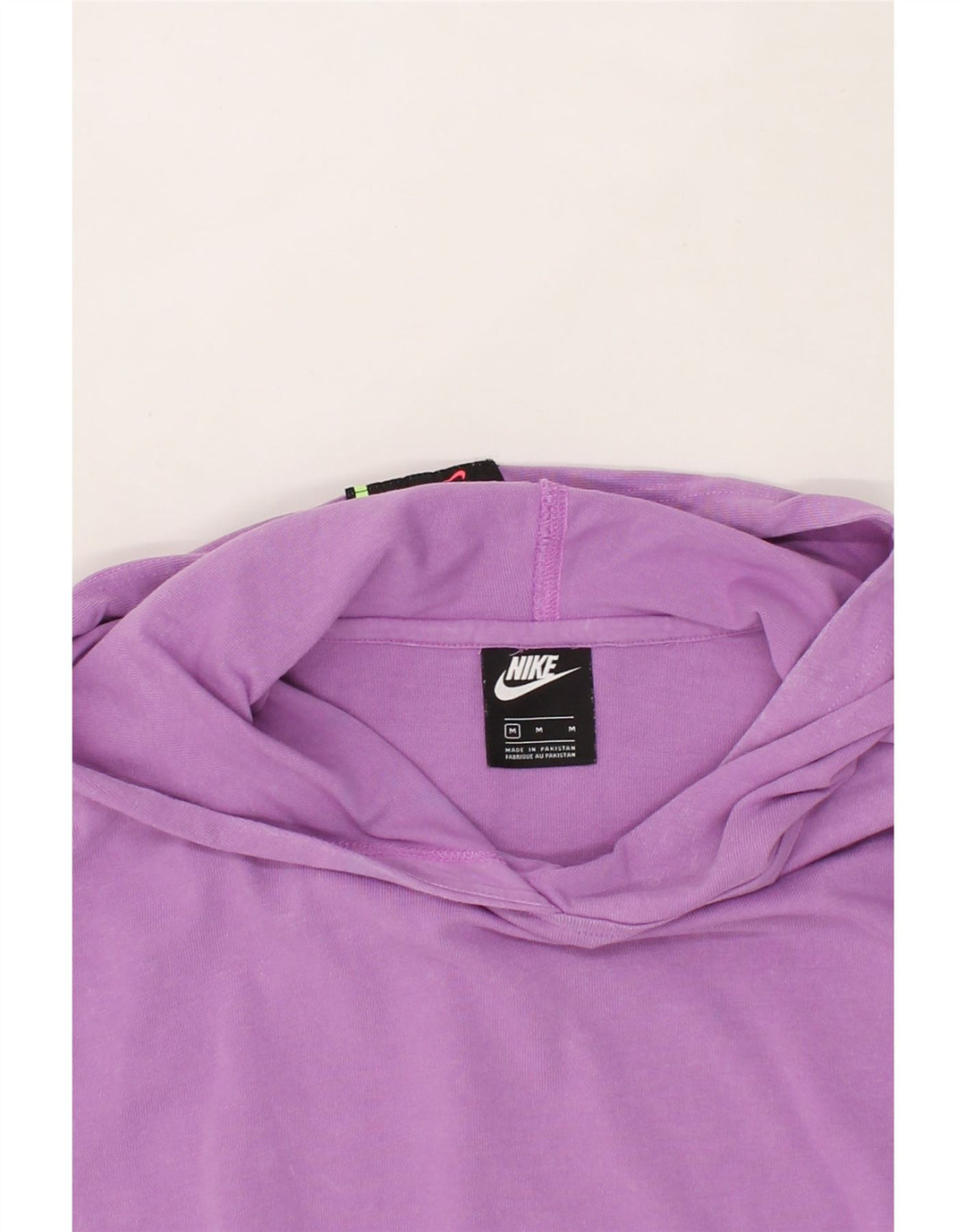 NIKE Womens Oversized Hoodie Jumper UK 14 Medium Purple Vintage Nike and Second-Hand Nike from Messina Hembry 