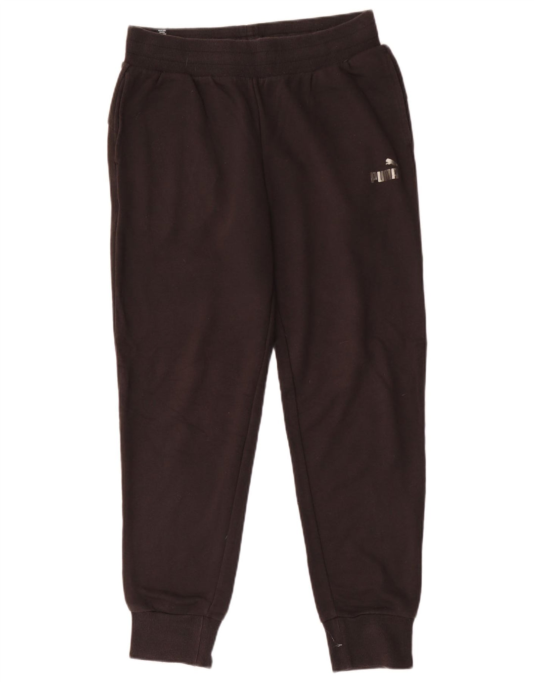 Calça de treino masculina Puma Joggers médio algodão preto