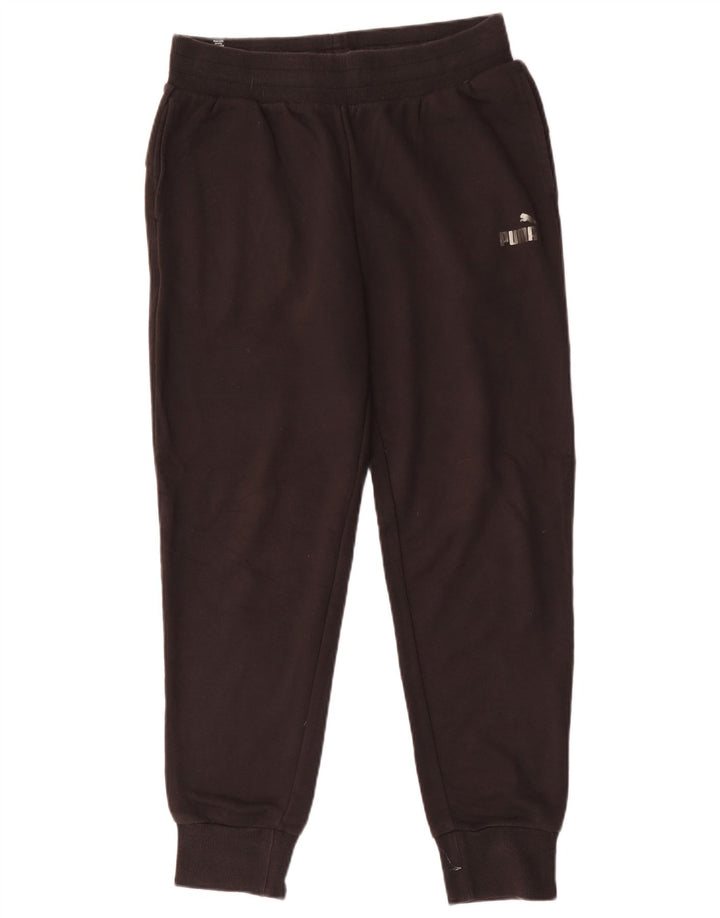 Calça de treino masculina Puma Joggers médio algodão preto