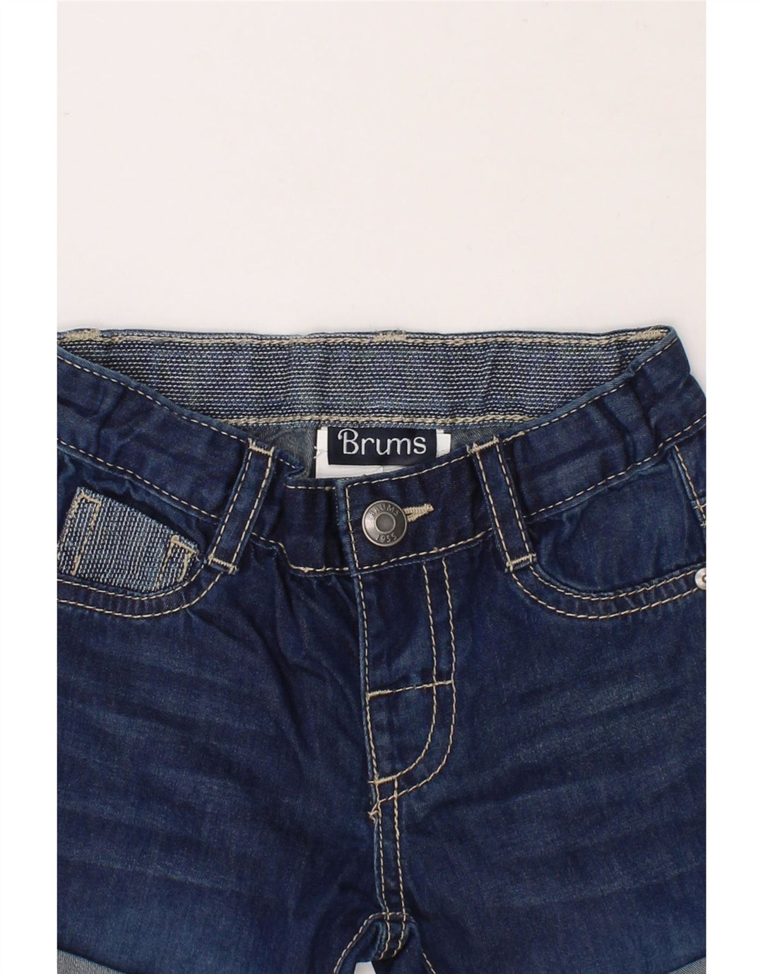 BRUMS Baby Girls Denim Shorts 3-6 Months W16 Blue Cotton Vintage Brums and Second-Hand Brums from Messina Hembry 