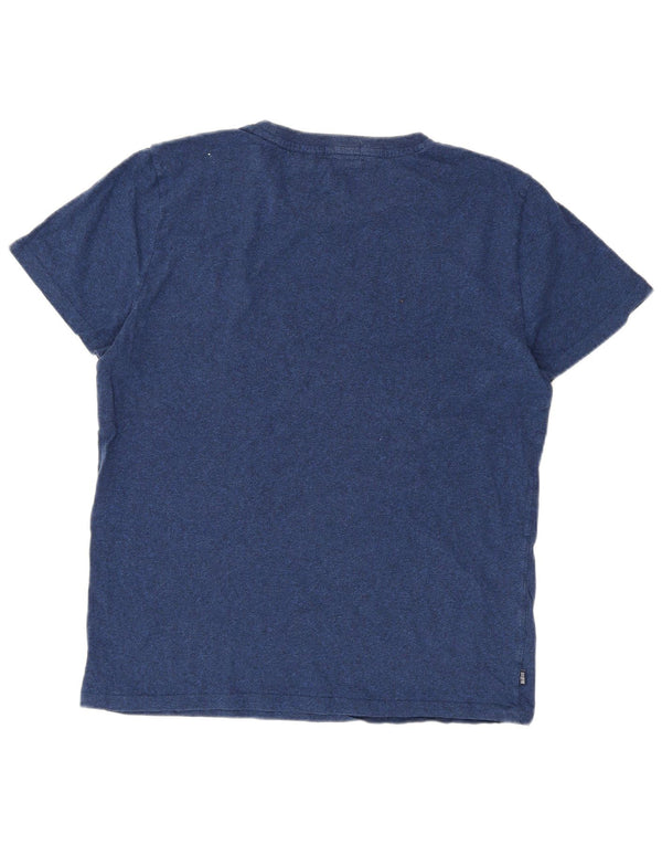 Camiseta masculina Superdry Top XL algodão azul marinho