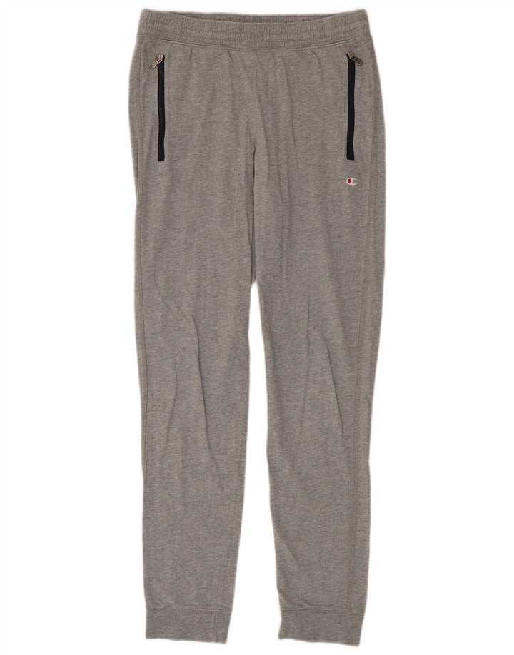 Calça esportiva masculina Champion Joggers pequena cinza