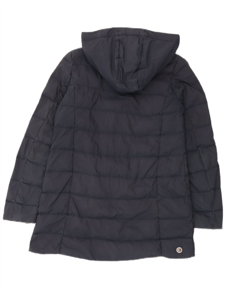 Jaqueta acolchoada com capuz feminino Colmar IT 44 médio azul marinho poliamida