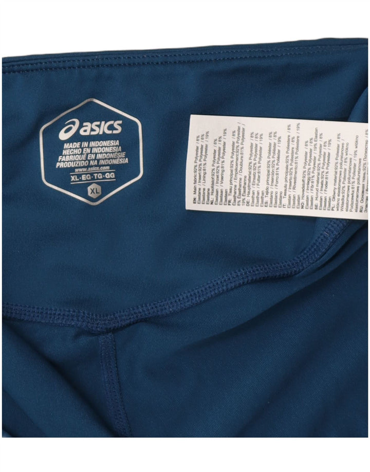 Leggings Asics Feminino UK 18 XL Azul Poliéster