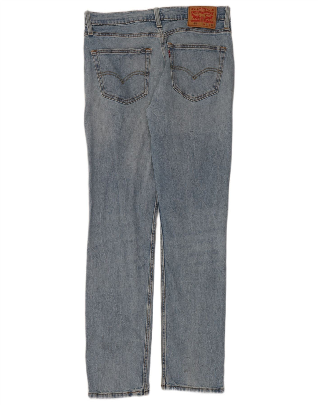 Levi's Masculino 511 Slim Jeans W32 L32 Azul Algodão