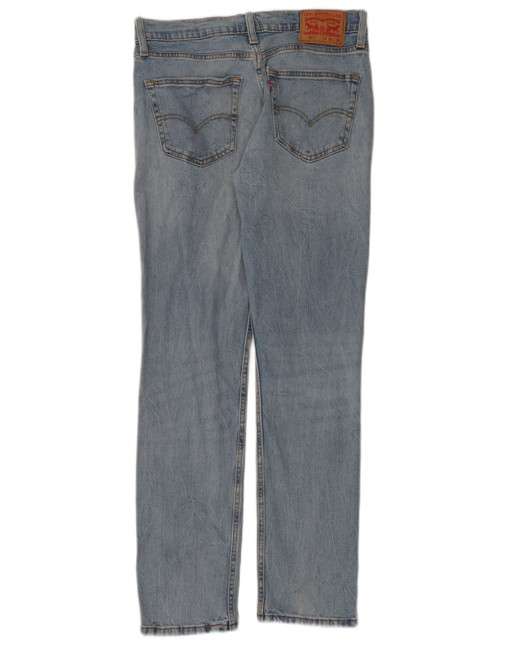 Levi's Masculino 511 Slim Jeans W32 L32 Azul Algodão
