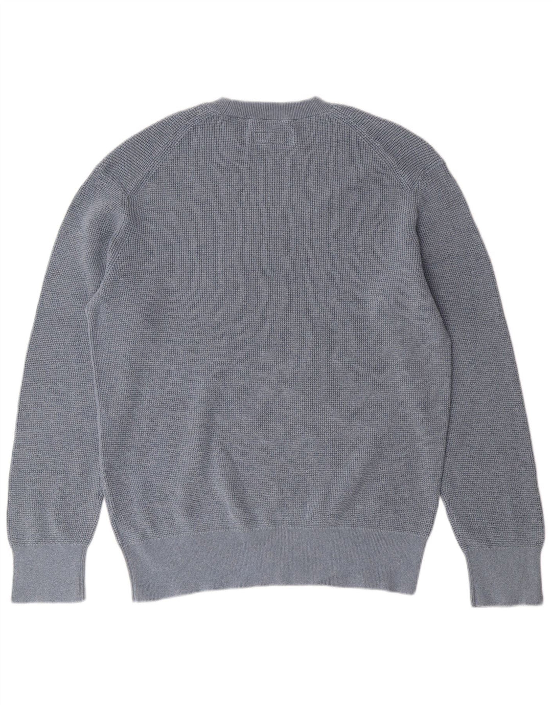 Suéter masculino ALL SAINTS com gola redonda e algodão azul médio