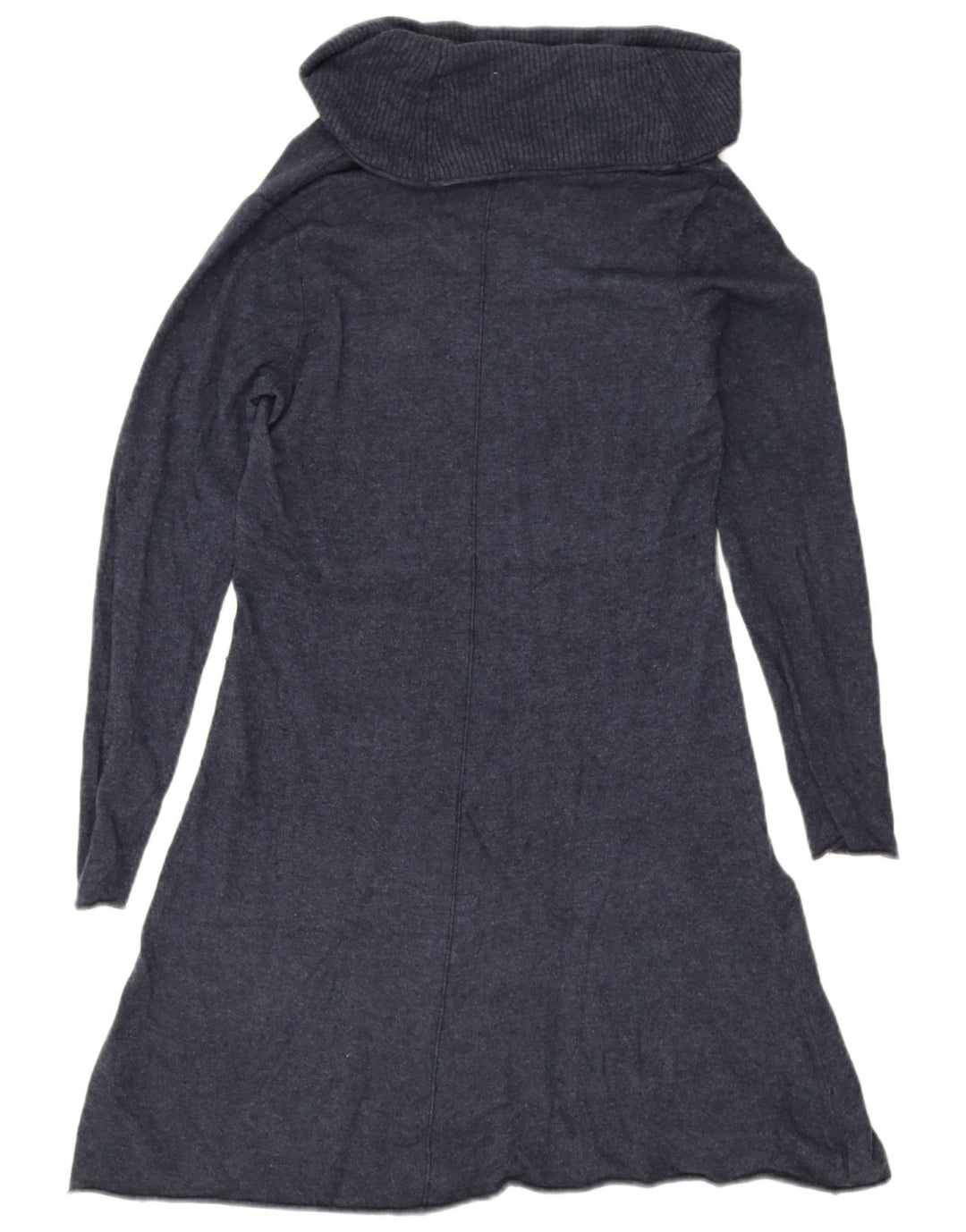 Vestido jumper feminino White Stuff Reino Unido 14 viscose azul marinho médio