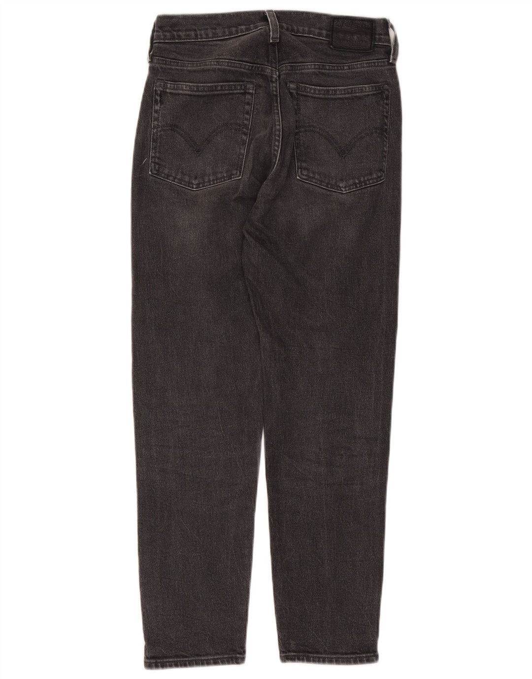 Calça jeans feminina Levi's Tapered W26 L26 algodão preto