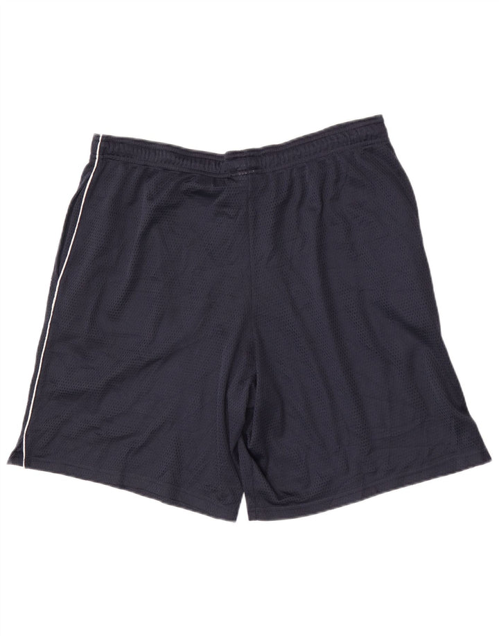 Shorts esportivos masculinos Champion grandes azul marinho