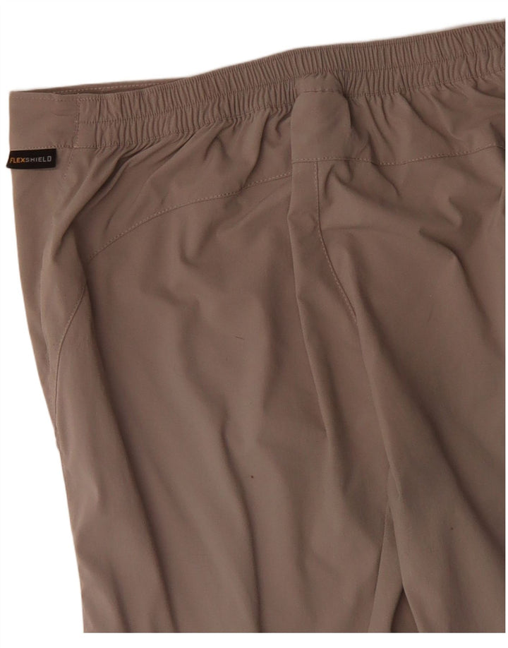 Bermuda feminina Jack Wolfskin UK 12 médio W34 cáqui poliamida