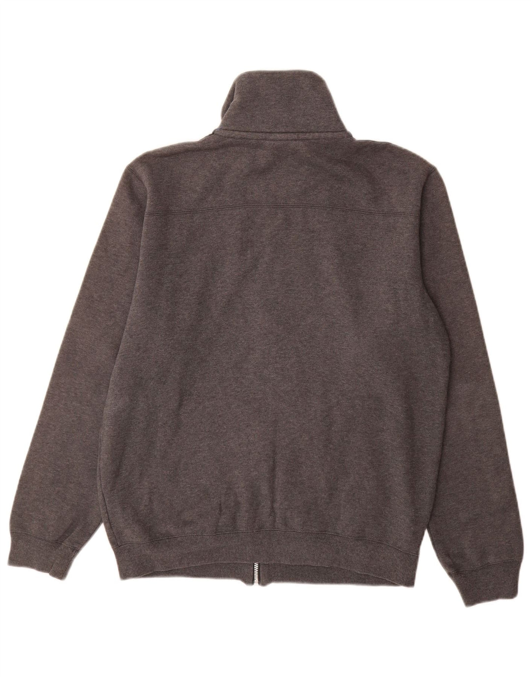 Adidas Mens Tracksuit Top Jacket Médio Algodão Cinza