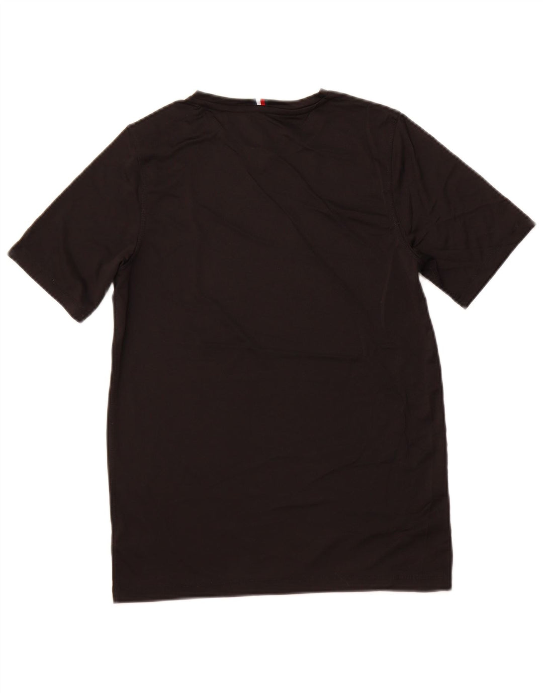 TOMMY HILFIGER Camiseta masculina pequena de poliéster preto