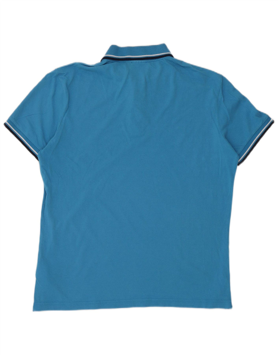 Camisa polo masculina DIADORA grande algodão azul