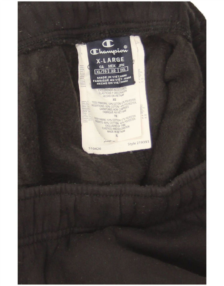 Calça de treino masculina Champion XL algodão preto