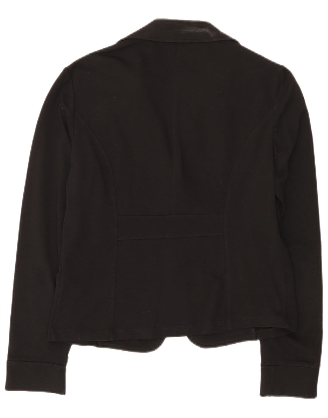 Jaqueta blazer feminina Liu Jo com 1 botão Reino Unido 18 XL algodão preto