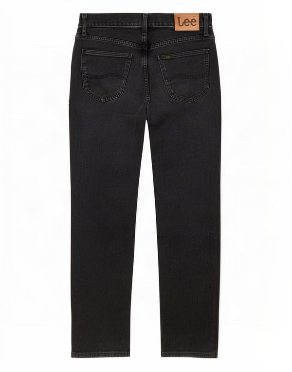 Jeans retos femininos Lee W29 L34 algodão preto