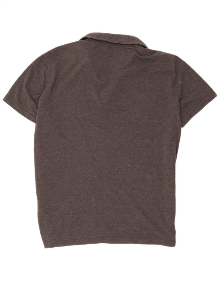 Camisa polo masculina Champion grande algodão manchado cinza