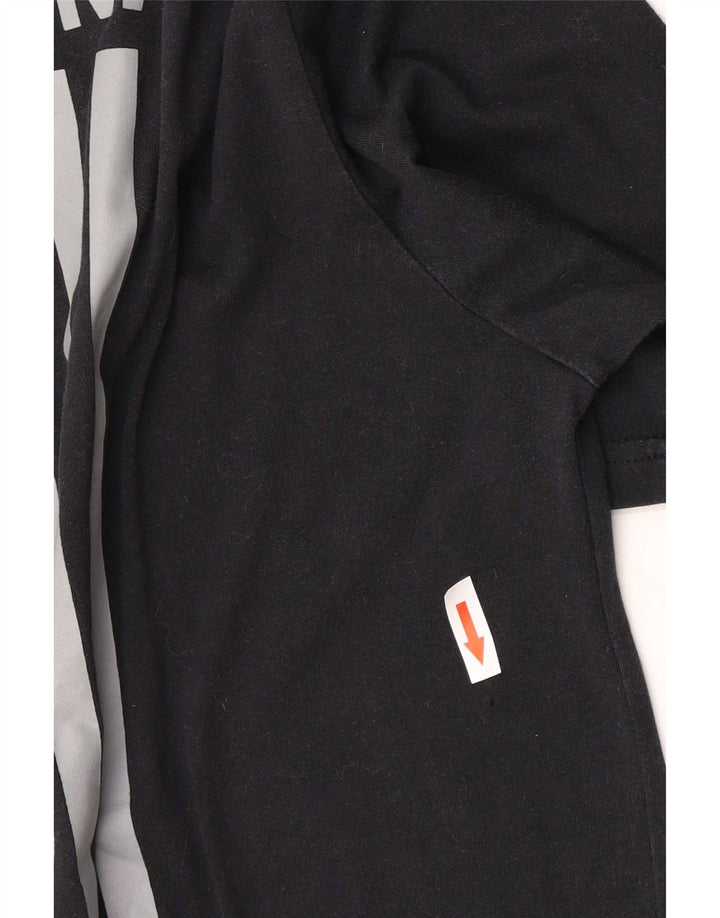 Camiseta gráfica masculina Under Armour Top médio preto esportivo