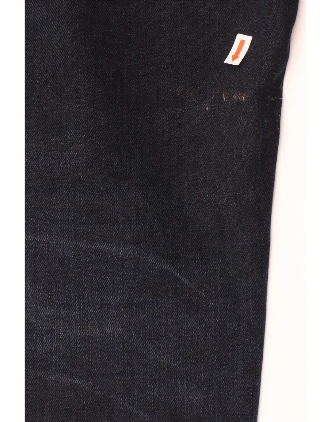 Dondup Mens Straight Jeans W33 L34 Azul Marinho Algodão