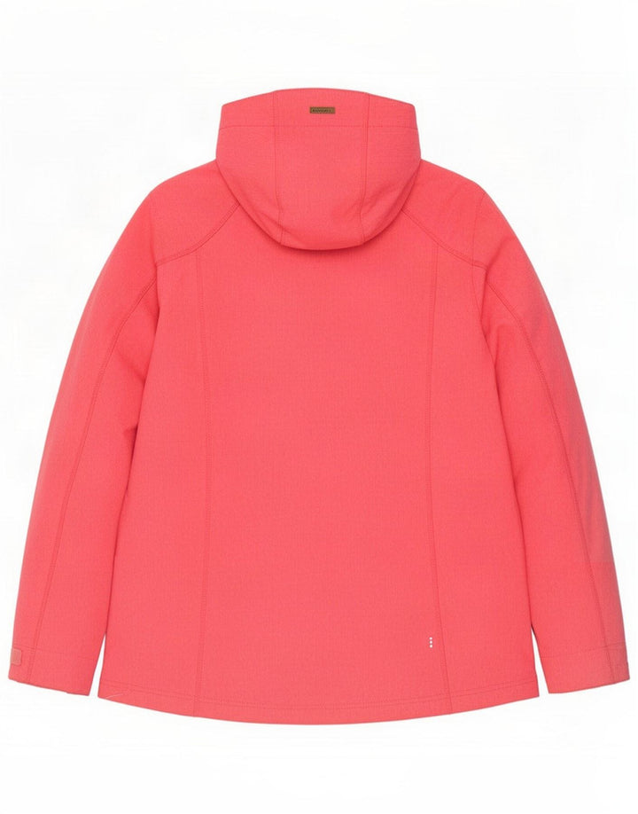 Icepeak Jaqueta corta-vento feminina com capuz IT 44 Poliéster rosa médio