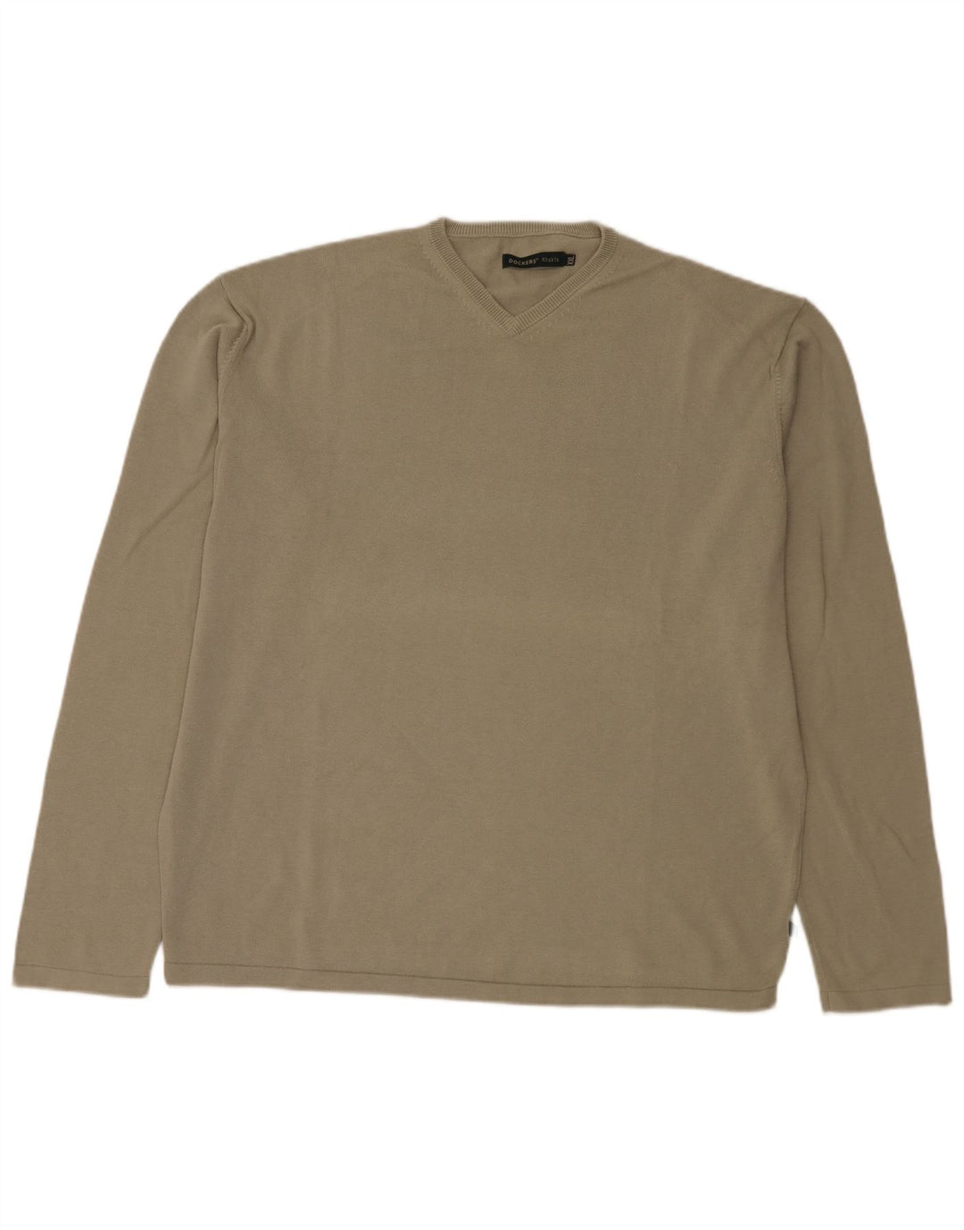 Suéter masculino Dockers cáqui com decote em V 2XL cáqui