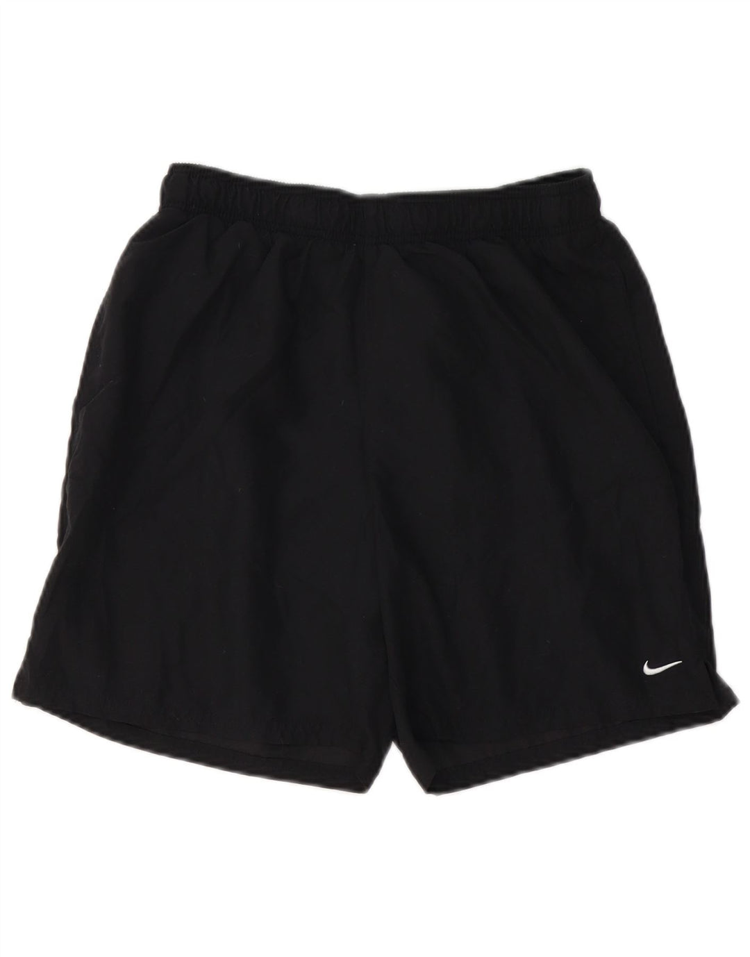 Shorts esportivos femininos NIKE UK 12 poliéster preto médio