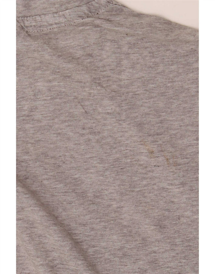 Converse Mens Graphic T-Shirt Top XL Cinza Algodão Flecked