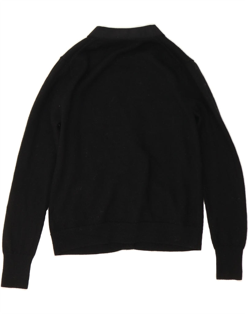 J. CREW Womens Cardigan Sweater UK 10 Small  Black Merino Wool Vintage J. Crew and Second-Hand J. Crew from Messina Hembry 