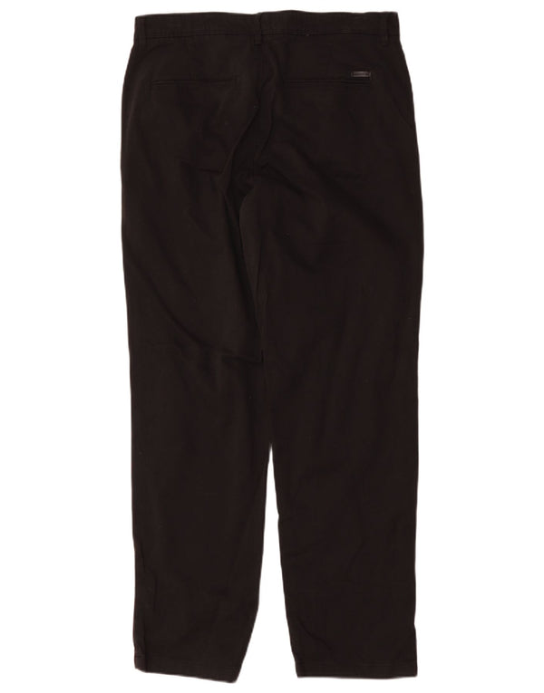 Calça Chino Masculina Jack & Jones Loose Fit W33 L32 Algodão Preto