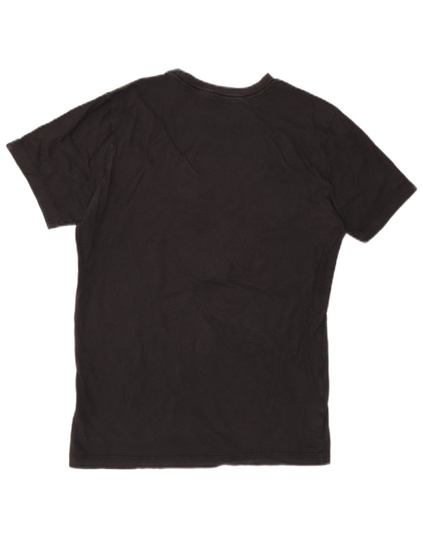 Camiseta Nike masculina gráfica top pequeno algodão preto