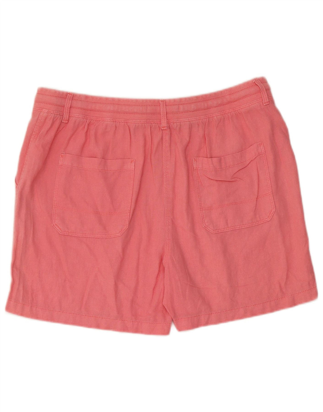 Shorts feminino Marks & Spencer Reino Unido 14 grande W34 linho rosa