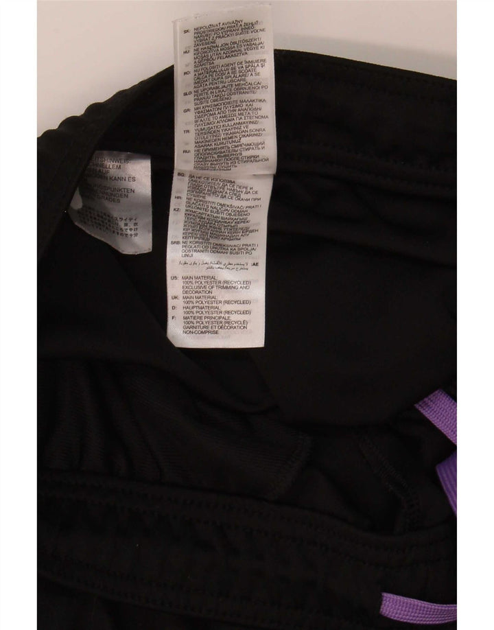 Calça de treino feminina Adidas UK 12/14 médio preto poliéster