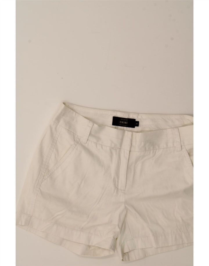 J. CREW Womens Chino Shorts US 0 XS W30 White Cotton Vintage J. Crew and Second-Hand J. Crew from Messina Hembry 