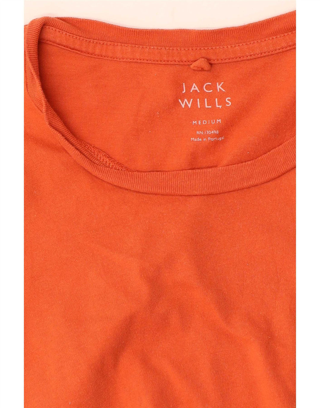 Camiseta masculina Jack Wills laranja médio