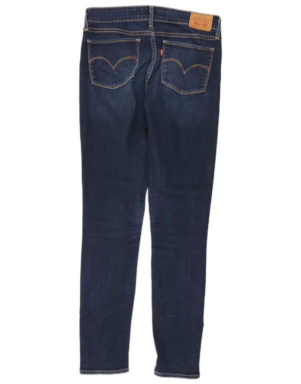 Levi's Womens 711 Skinny Jeans W28 L29 Navy Blue Cotton