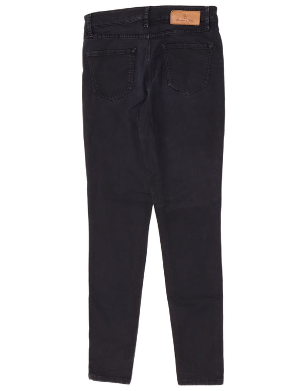 Jeans skinny feminino Massimo Dutti EU 38 pequeno W28 L29 algodão azul marinho
