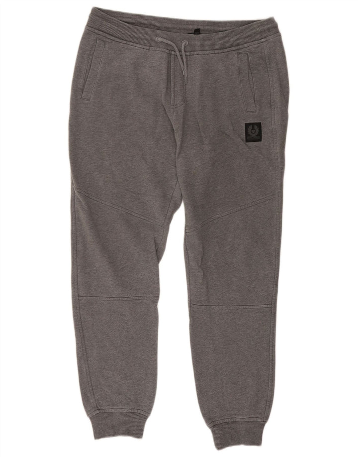 Calça de treino masculina Belstaff Joggers cinza grande