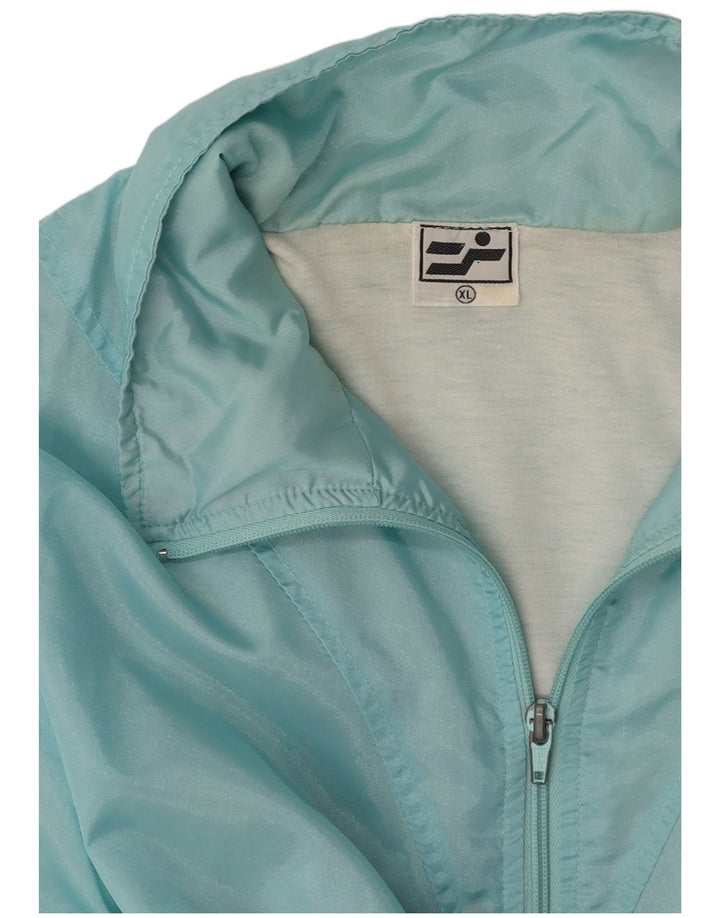 Jaqueta masculina VINTAGE de agasalho XL azul