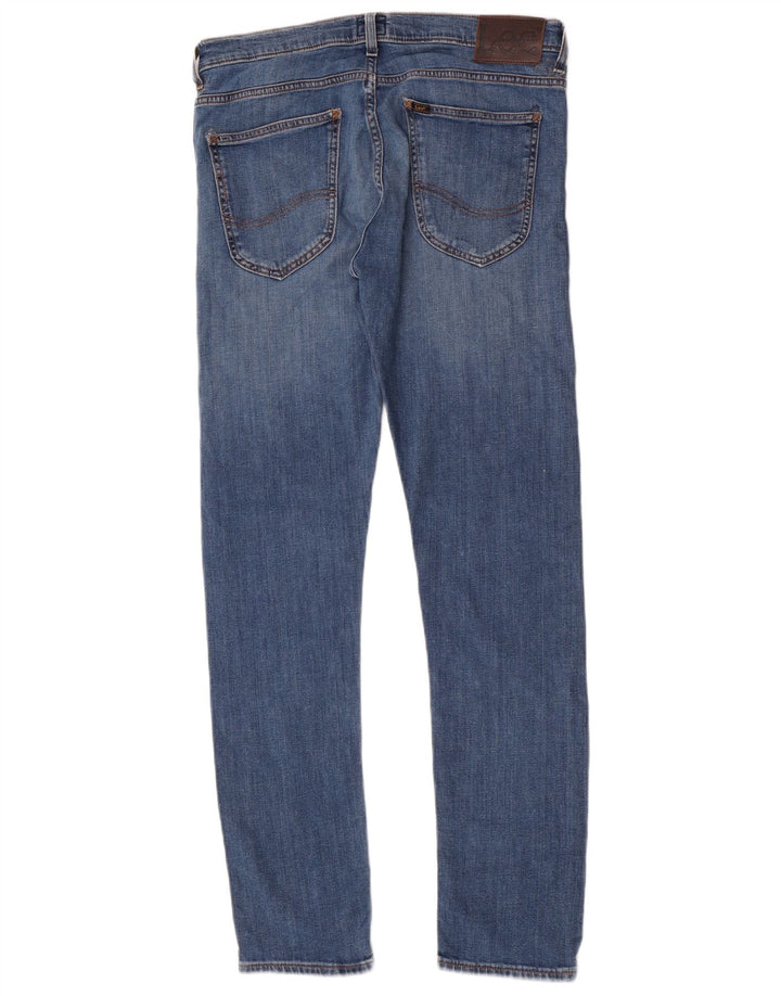 Lee Mens Luke Slim Jeans W32 L34 Azul Algodão
