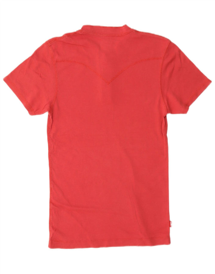 Camiseta masculina Levi's pequena vermelha