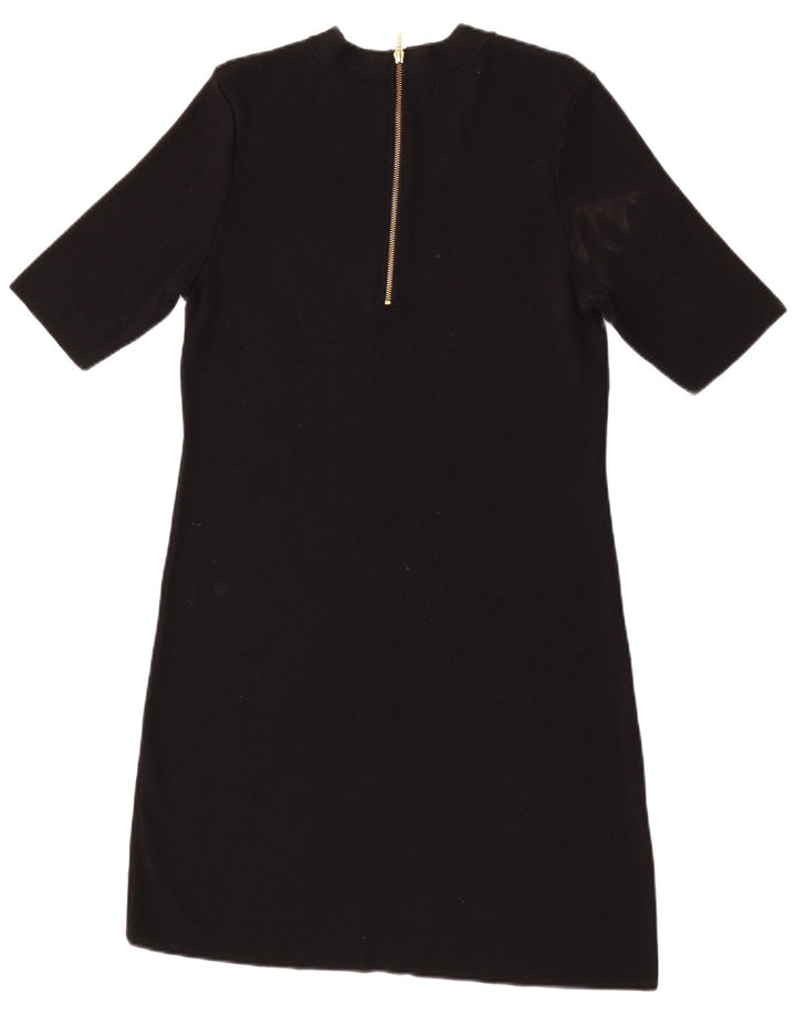 Vestido jumper feminino Monsoon de mangas curtas Reino Unido 12 médio preto