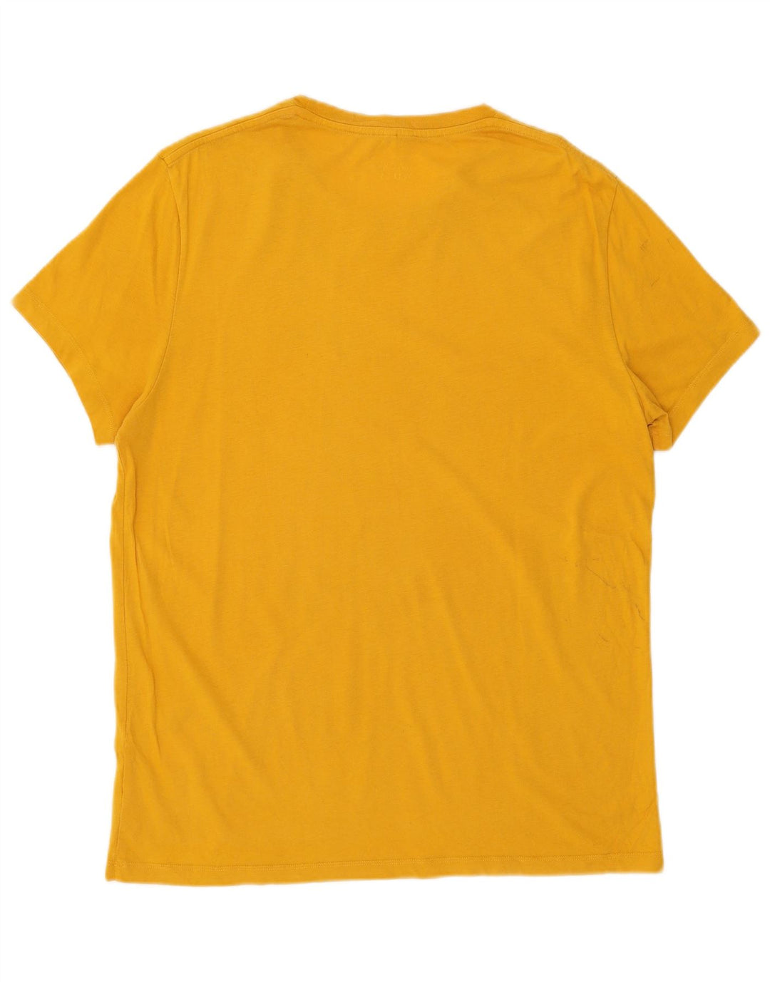 Jack Wills Camiseta masculina grande de algodão amarelo